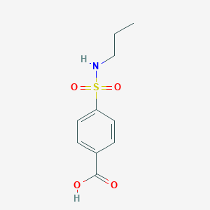 molecular formula C10H13NO4S B076603 4-[(Propylamino)sulfonyl]benzoic acid CAS No. 10252-65-0