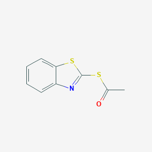 molecular formula C9H7NOS2 B076612 S-(1,3-benzothiazol-2-yl) ethanethioate CAS No. 10561-30-5