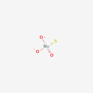 molecular formula MoO3S-2 B076614 Dioxido-oxo-sulfanylidenemolybdenum CAS No. 11107-97-4