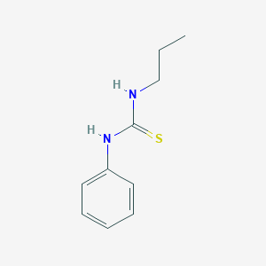 molecular formula C10H14N2S B076632 1-Phenyl-3-propyl-2-thiourea CAS No. 13140-47-1