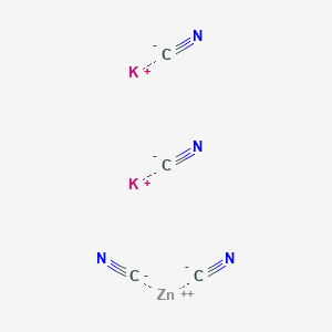 molecular formula C4K2N4Zn B076636 Dipotassium tetracyanozincate CAS No. 14244-62-3