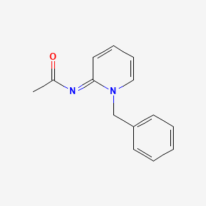 molecular formula C14H14N2O B7663859 N-(1-benzylpyridin-2-ylidene)acetamide 