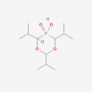 molecular formula C12H25O4P B076640 5-Hydroxy-2,4,6-tris(isopropyl)-1,3,2-dioxaphosphorinane 5-oxide CAS No. 13237-73-5