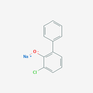 molecular formula C12H8ClNaO B076645 6-Chloro-2-phenylphenol sodium salt CAS No. 10605-11-5