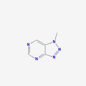 molecular formula C5H5N5 B076650 1-methyl-1H-[1,2,3]triazolo[4,5-d]pyrimidine CAS No. 13114-11-9