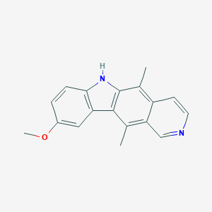 molecular formula C18H16N2O B076651 9-Methoxyellipticine CAS No. 10371-86-5