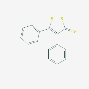 molecular formula C15H10S3 B076660 4,5-Diphenyl-3H-1,2-dithiole-3-thione CAS No. 13232-76-3