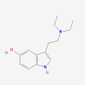 molecular formula C14H20N2O B076662 Indole, 3-(2-(diethylamino)ethyl)-5-hydroxy- CAS No. 14009-42-8
