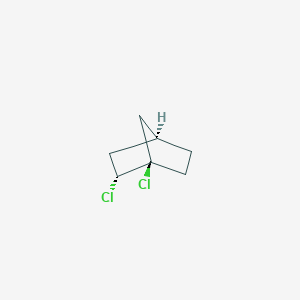 molecular formula C7H10Cl2 B076675 (1R,2R,4S)-1,2-Dichlorobicyclo[2.2.1]heptane CAS No. 15019-73-5