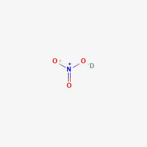 molecular formula HNO3 B076683 Deuterio nitrate CAS No. 13587-52-5