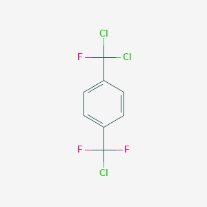 molecular formula C8H4Cl3F3 B076690 1-(Chlorodifluoromethyl)-4-(dichlorofluoromethyl)benzene CAS No. 13947-95-0