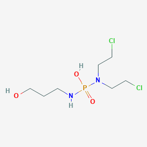 molecular formula C7H17Cl2N2O3P B076692 Cytoxal alcohol CAS No. 14504-75-7