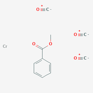 molecular formula C11H8CrO5 B076706 Carbon monoxide;chromium;methyl benzoate CAS No. 12125-87-0
