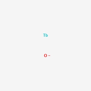 molecular formula O7Tb4 B076720 Oxygen(2-);terbium CAS No. 12738-76-0