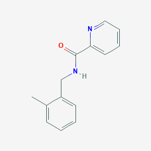 molecular formula C14H14N2O B7673247 N-[(2-methylphenyl)methyl]pyridine-2-carboxamide 