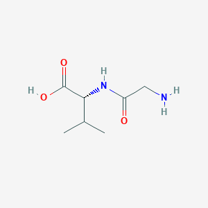 molecular formula C7H14N2O3 B076737 Glycyl-D-valine CAS No. 10521-49-0