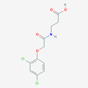 molecular formula C11H11Cl2NO4 B7673813 N-(2,4-Dichlor-phenoxyacetyl)-beta-alanin 