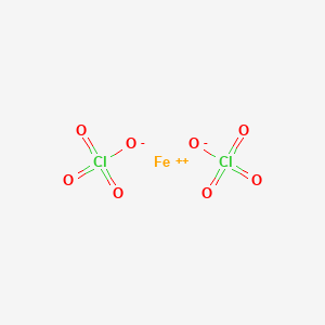 molecular formula Cl2FeO8 B076739 Iron diperchlorate CAS No. 13933-23-8