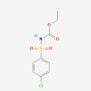 molecular formula C9H10ClNO4S B076740 ethyl N-(4-chlorophenyl)sulfonylcarbamate CAS No. 13945-53-4