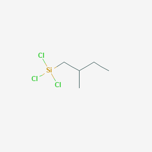 molecular formula C5H11Cl3Si B076743 Trichloro(2-methylbutyl)silane CAS No. 14007-39-7