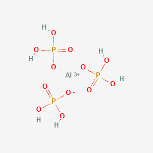 molecular formula AlH3O4P B076745 Aluminium dihydrogen phosphate CAS No. 13530-50-2