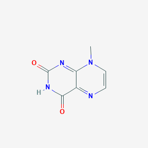 molecular formula C7H6N4O2 B076746 8-Methylpteridine-2,4-dione CAS No. 13300-38-4