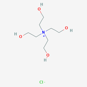 molecular formula C8H20ClNO4 B076760 Tetrakis(2-hydroxyethyl)ammonium chloride CAS No. 13269-66-4