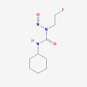 molecular formula C9H16FN3O2 B076767 1-(2-Fluoroethyl)-3-cyclohexyl-1-nitrosourea CAS No. 13908-93-5