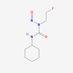 molecular formula C9H16FN3O2 B076767 3-Cyclohexyl-1-(2-fluoroethyl)-1-nitrosourea CAS No. 13908-93-5