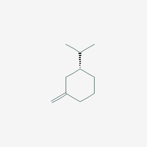 molecular formula C10H18 B076776 M-Menth-1(7)-ene, (R)-(-) CAS No. 13837-71-3