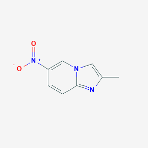 molecular formula C8H7N3O2 B076779 2-Methyl-6-nitroimidazo[1,2-a]pyridine CAS No. 13212-83-4