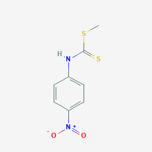 molecular formula C8H8N2O2S2 B076787 methyl N-(4-nitrophenyl)carbamodithioate CAS No. 13037-40-6