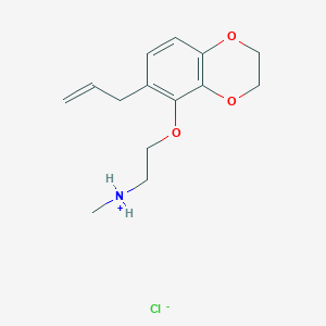 Ethylamine, 2-((6-allyl-1,4-benzodioxan-5-YL)oxy)-N-methyl-, hydrochloride