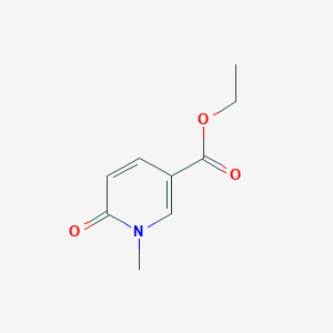 molecular formula C9H11NO3 B076804 Nicotinic acid, 1,6-dihydro-1-methyl-6-oxo-, ethyl ester CAS No. 10561-91-8