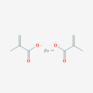 molecular formula C8H10O4Zn B076830 甲基丙烯酸锌 CAS No. 13189-00-9