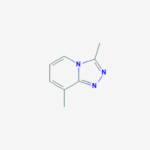 molecular formula C8H9N3 B076832 3,8-Dimethyl-[1,2,4]triazolo[4,3-a]pyridine CAS No. 13936-48-6