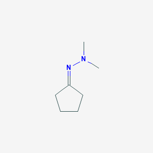 molecular formula C7H14N2 B076838 Cyclopentanone dimethylhydrazone CAS No. 14090-60-9
