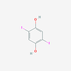 molecular formula C6H4I2O2 B076841 2,5-Diiodobenzene-1,4-diol CAS No. 13064-64-7