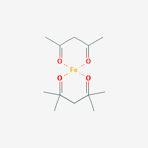 molecular formula C15H21FeO6 B076845 Iron acetylacetone CAS No. 14024-18-1