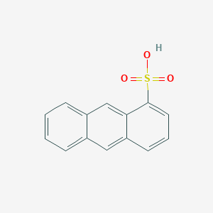 molecular formula C14H10O3S B076855 Anthracene-1-sulfonic Acid CAS No. 15100-52-4