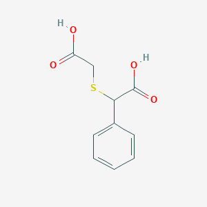 2-(Carboxymethylsulfanyl)-2-phenylacetic acid