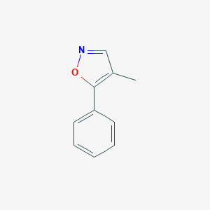 molecular formula C10H9NO B076879 4-Methyl-5-phenylisoxazole CAS No. 14677-22-6