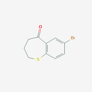 B076886 7-bromo-3,4-dihydrobenzo[b]thiepin-5(2H)-one CAS No. 15084-55-6