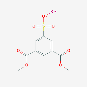 molecular formula C10H9KO7S B076893 Potassium dimethyl 5-sulphonatoisophthalate CAS No. 10433-41-7