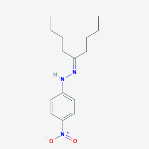 molecular formula C15H23N3O2 B076895 4-nitro-N-(nonan-5-ylideneamino)aniline CAS No. 14090-63-2