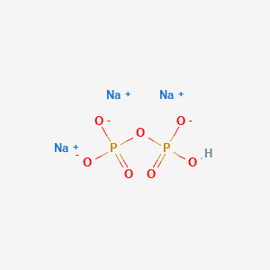 molecular formula Monohydrate: Na3HP2O7· H2O; Anhydrous: Na3HP2O7<br>HNa3O7P2 B076900 三钠二磷酸盐 CAS No. 14691-80-6