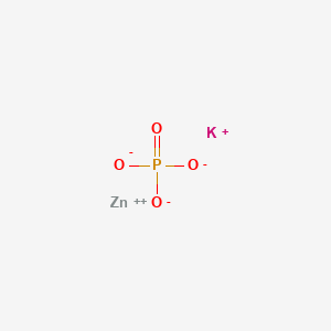 molecular formula KO4PZn B076910 Potassium zinc phosphate CAS No. 13826-55-6