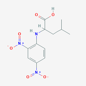 molecular formula C12H15N3O6 B076913 N-(2,4-Dinitrophenyl)-DL-leucine CAS No. 10484-03-4