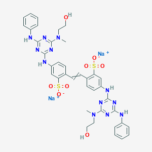 molecular formula C38H40N12O8S2.2Na<br>C38H40N12Na2O8S2 B076918 Tinopal 5BM CAS No. 13863-31-5