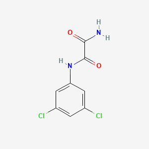 molecular formula C8H6Cl2N2O2 B7691975 N'-(3,5-dichlorophenyl)oxamide 